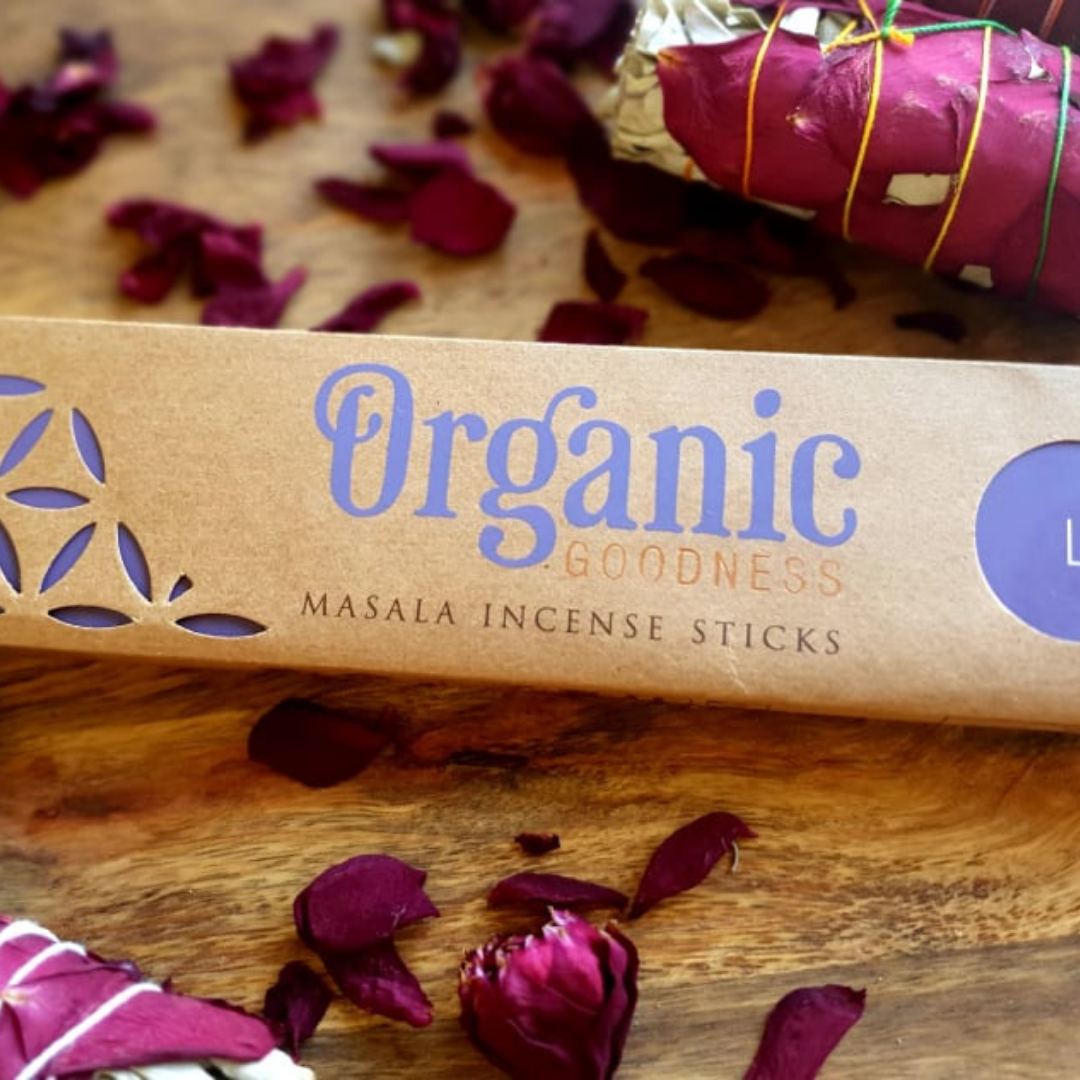 Organic incense sticks