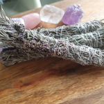 Load image into Gallery viewer, Lavender smudge stick
