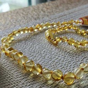 Baby baltic Amber Teething Bracelets & Necklace