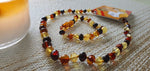 Load image into Gallery viewer, Baby baltic Amber Teething Bracelets &amp; Necklace
